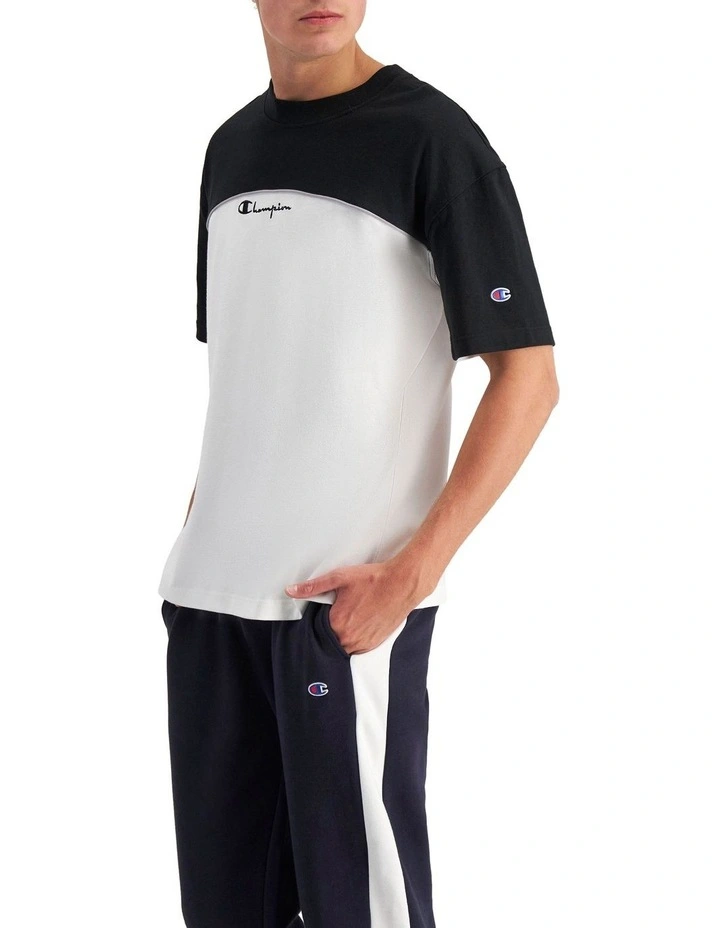 Rochester City Tee in White/Black