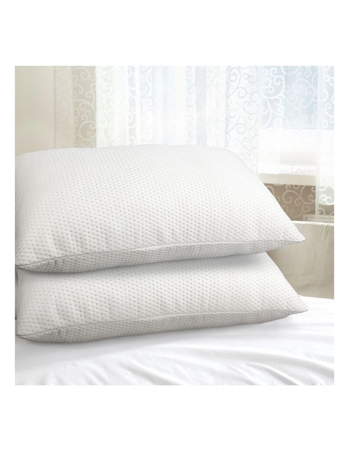 Memory Foam Pillow 19cm in White