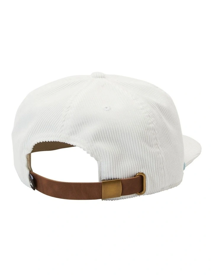 No Vacancy Strapback Cap in Snow White