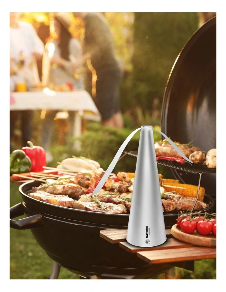 Havana Outdoors Portable Fly And Mosquito Tower Fan 2 Pack in Silver