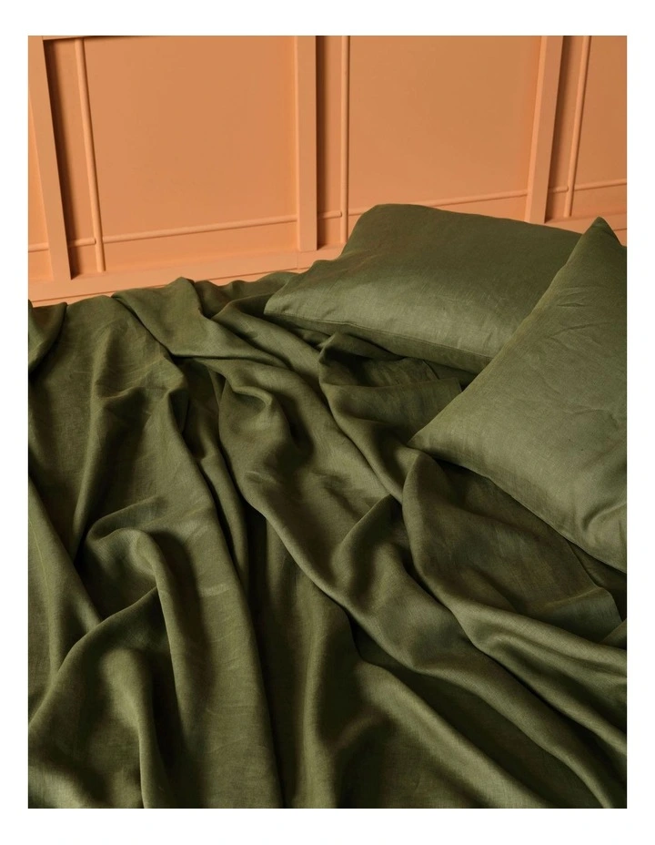 Nimes Sheet Set in Moss