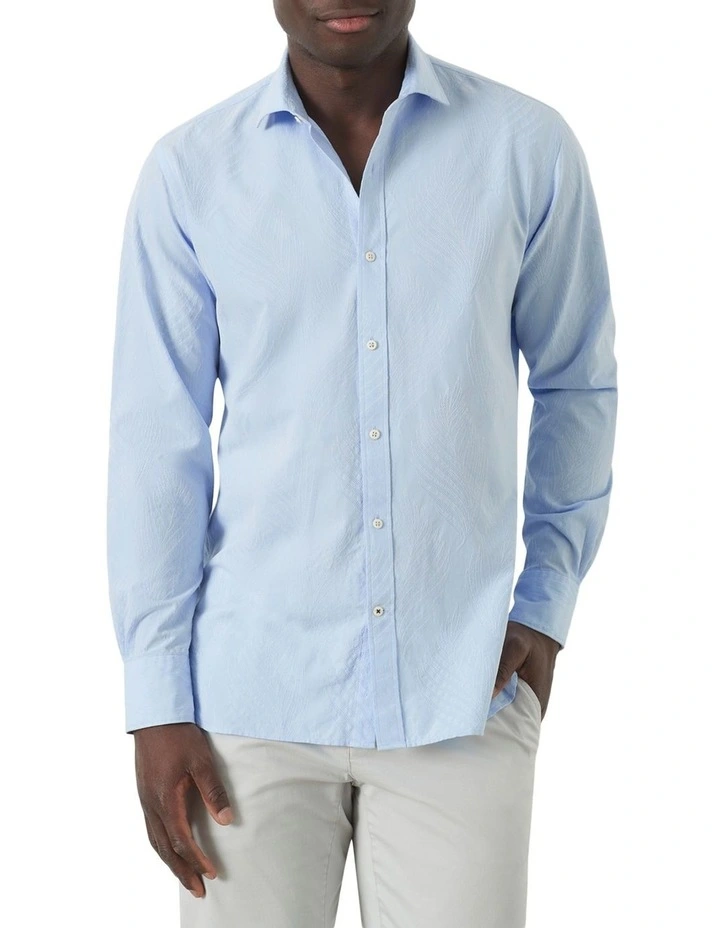 Maratea Floral Shirt in Sky