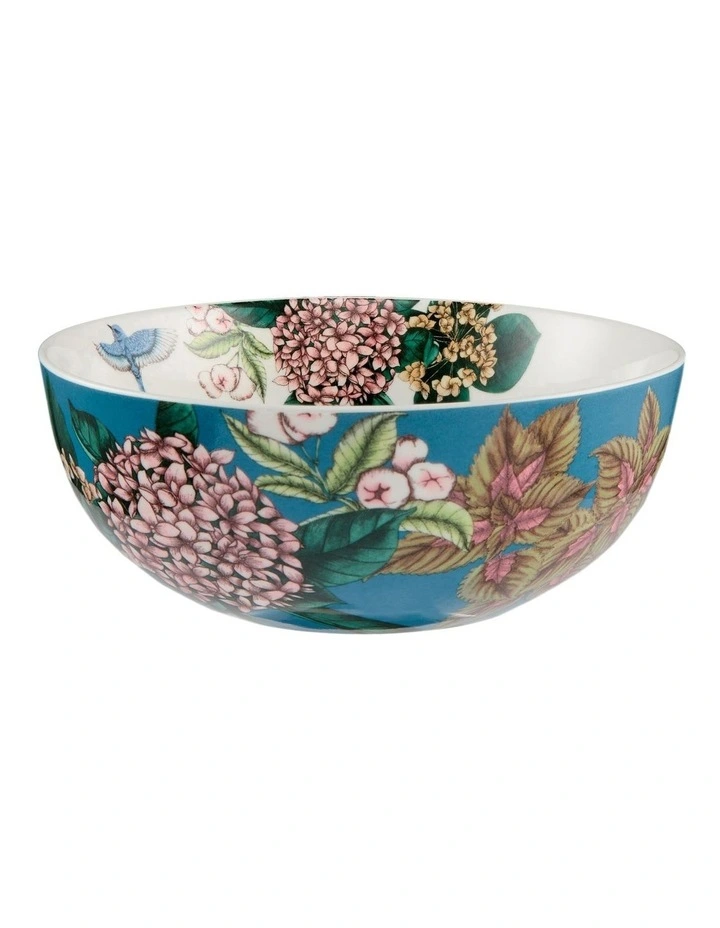 The Black Pen Reminisce Coupe Floral Bowl 16x7cm in Multi