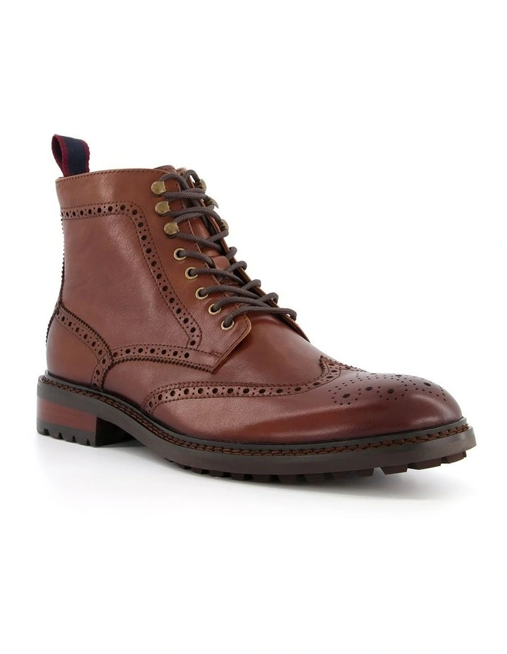 Colonels Lace-Up Boot in Tan