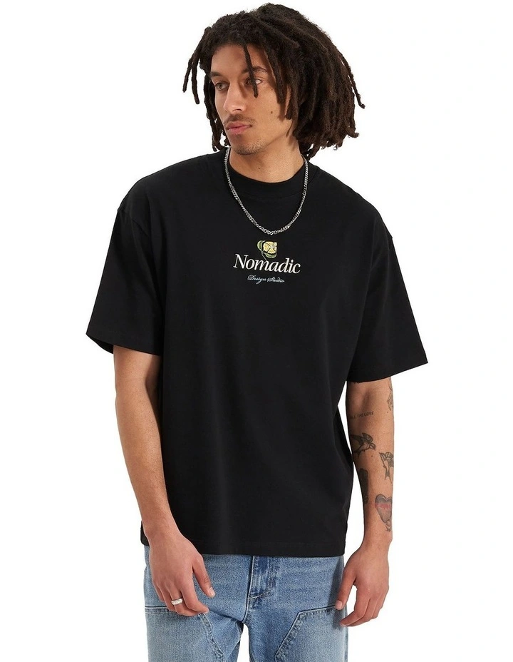 Bloom Street Tee in Black