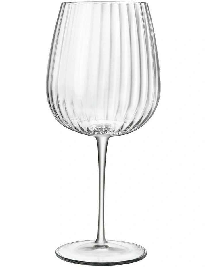 Optica Gin Burgundy 750ml 4 Pack in Clear