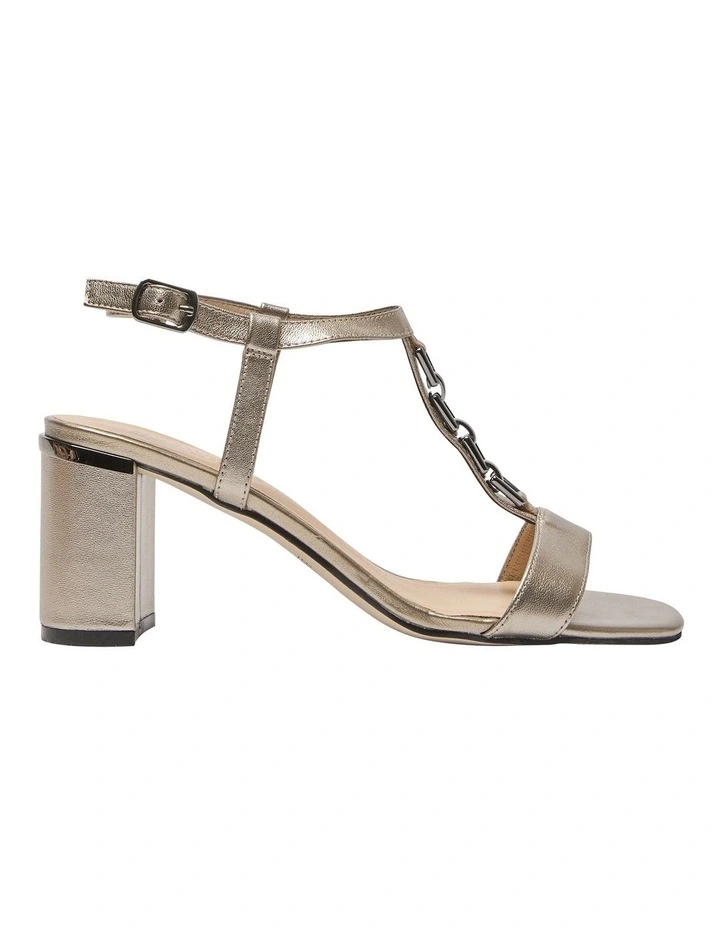 Unicorn Sandals in Pewter Metallic