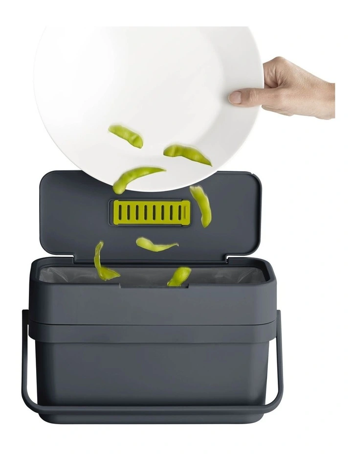 Compo 4 Food Waste Caddy in Graphite
