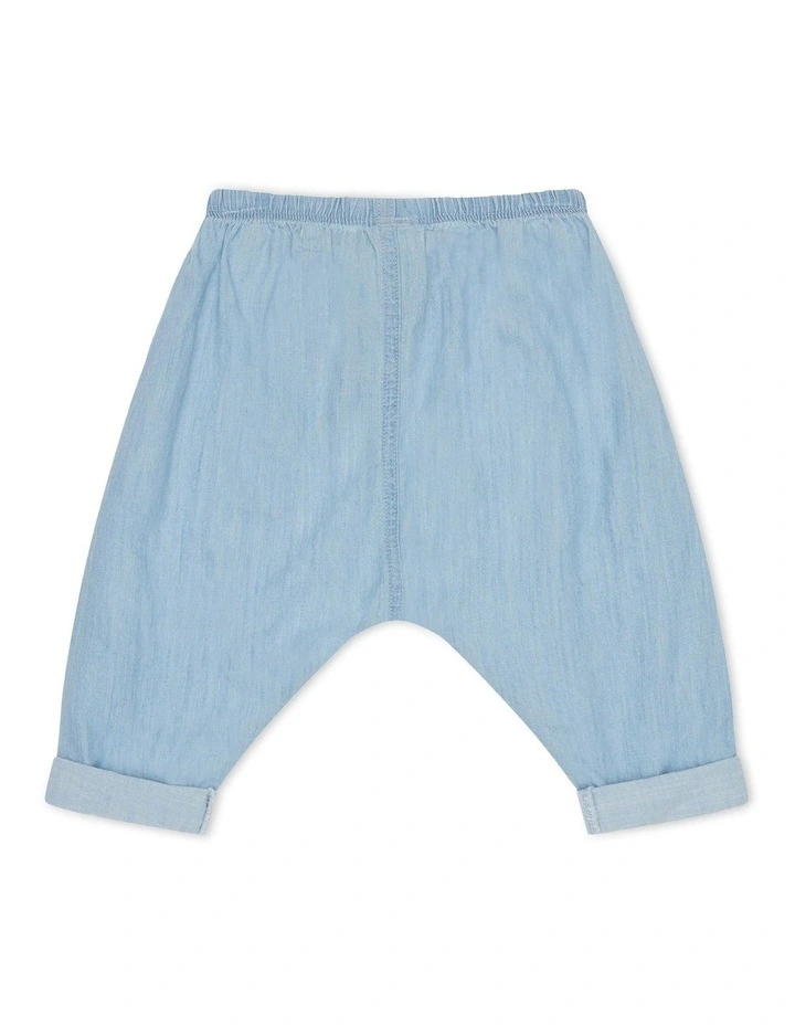 Chambray Pants in Summer Blue