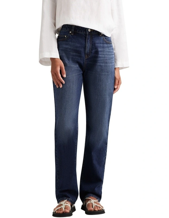Rowan Slim Leg Jean in Dark Vintage