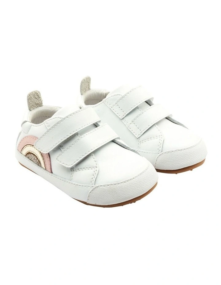 Glow Bambini Prewalker Shoes in White