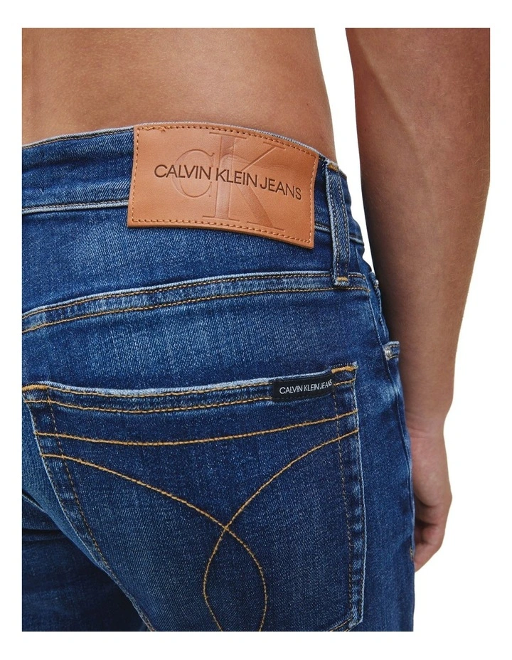 Core Low Rise Slim Jeans Mid in Blues