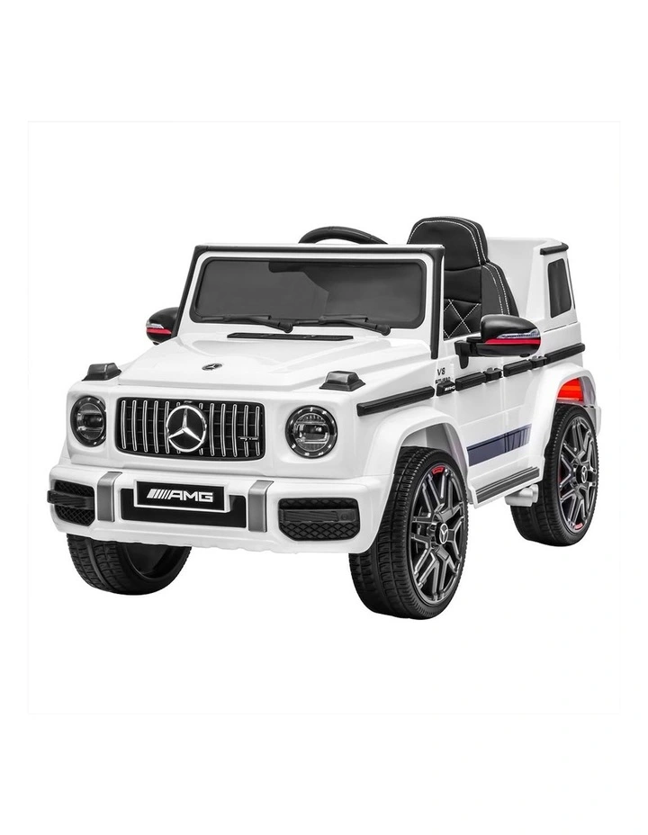 Kids Ride On Car 12V Battery Toy Remote Control in White