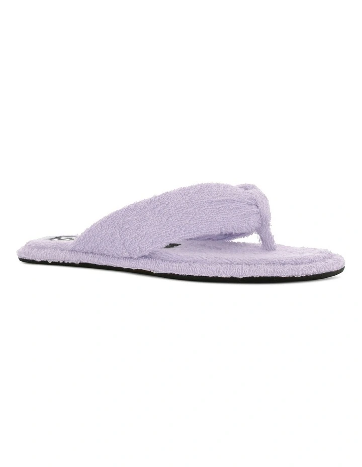 Izzy Flat Sandals in Purple