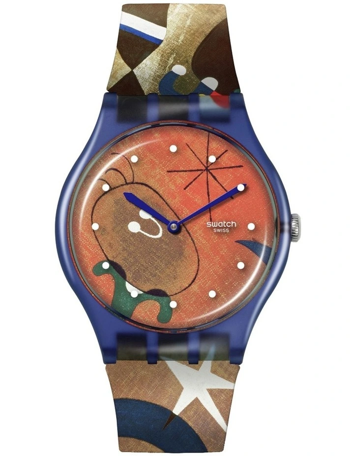Miro's Women & Bird in The Moonlight Watch in Blue