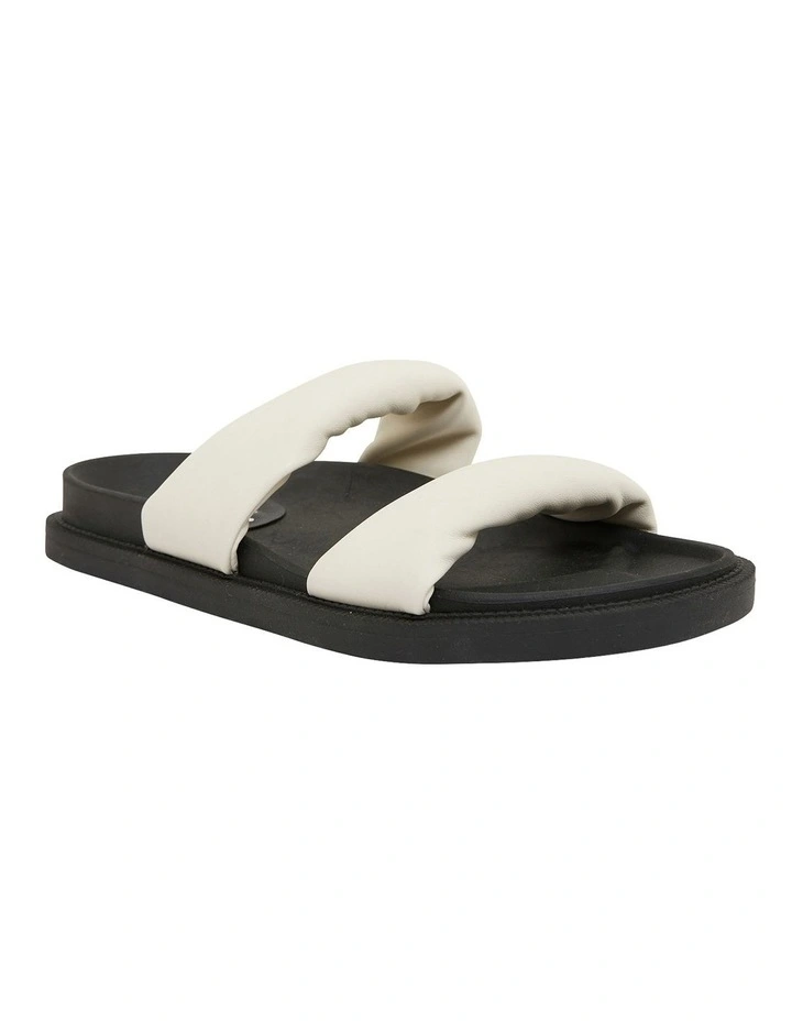 Ginny White Smooth Sandals
