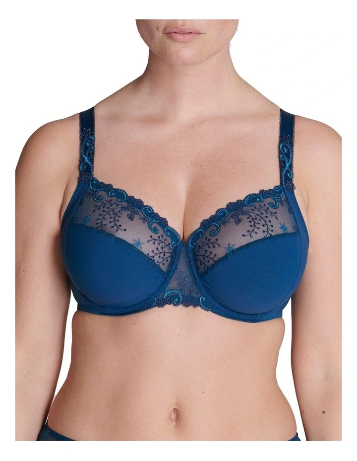 Delice Full Cup Control Bra in Blue