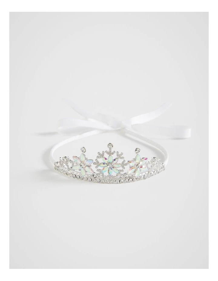 Snowflake Tiara in White