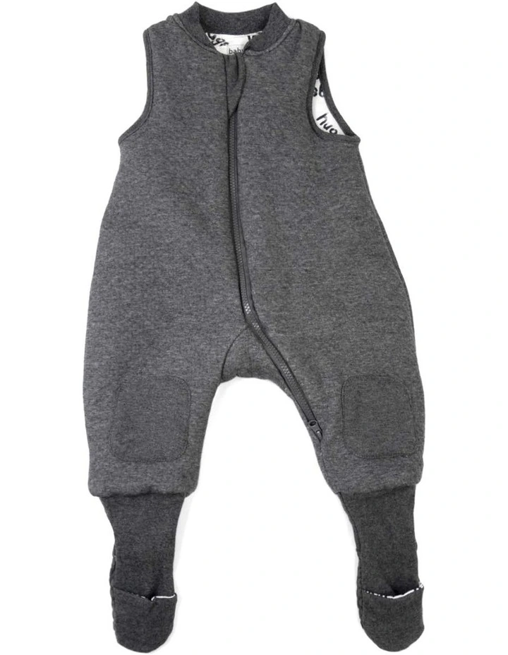 Cotton Warmies Sleeveless with Legs 2.5 TOG (2-3 Years) in Charcoal