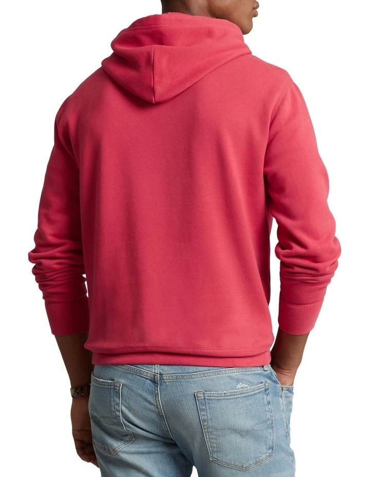 The Fleece Hoodie in Red