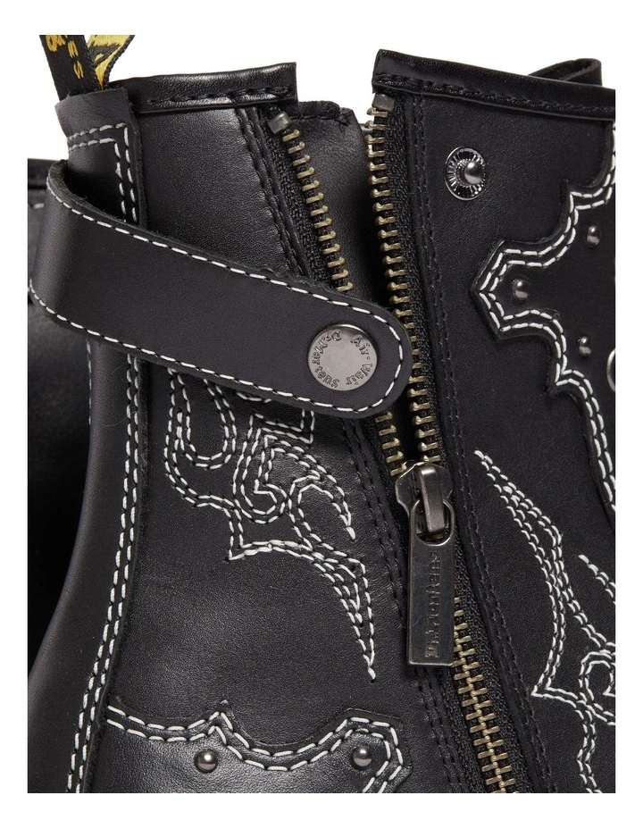 1460 Gothic Americana Shoe in Black Wanama