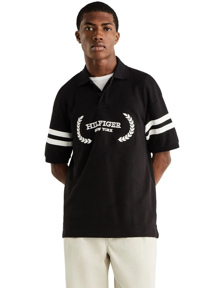 Monotype Graphic Archive Polo in Black
