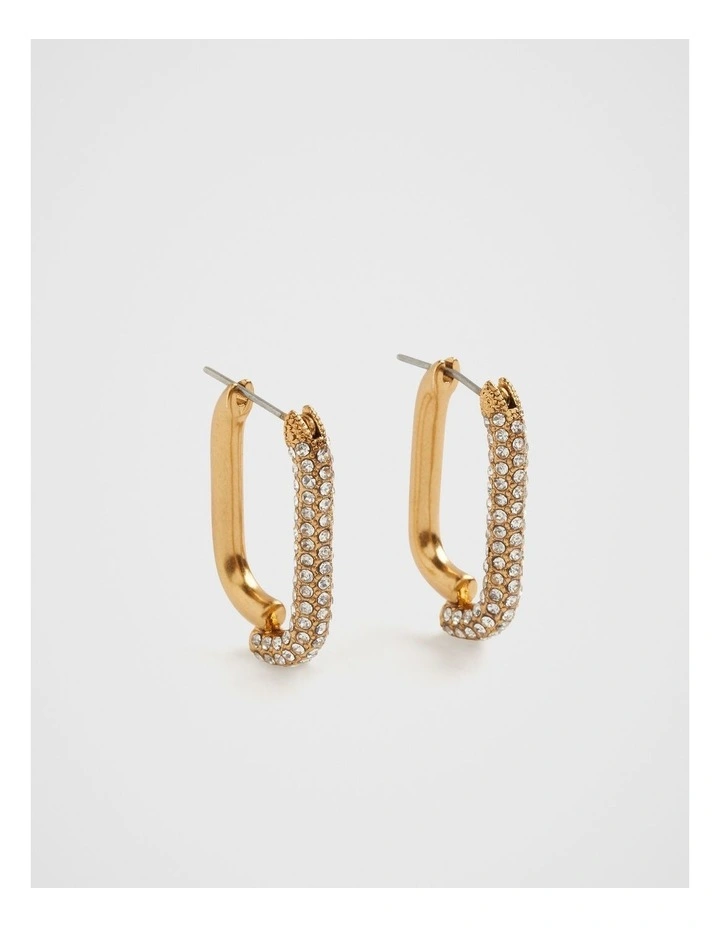 The Caroline Statement Earrings in Gold