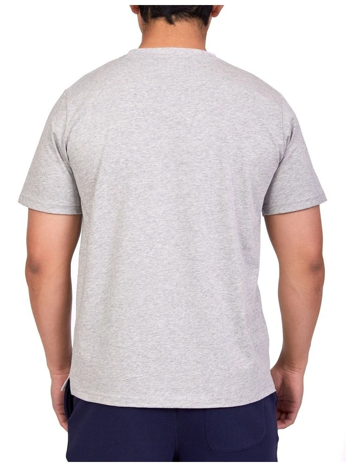 Mark Crew T-Shirt In Grey Melange