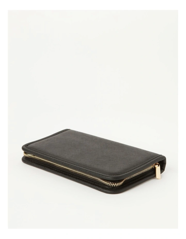 Travel Wallet Jewel Box in Black