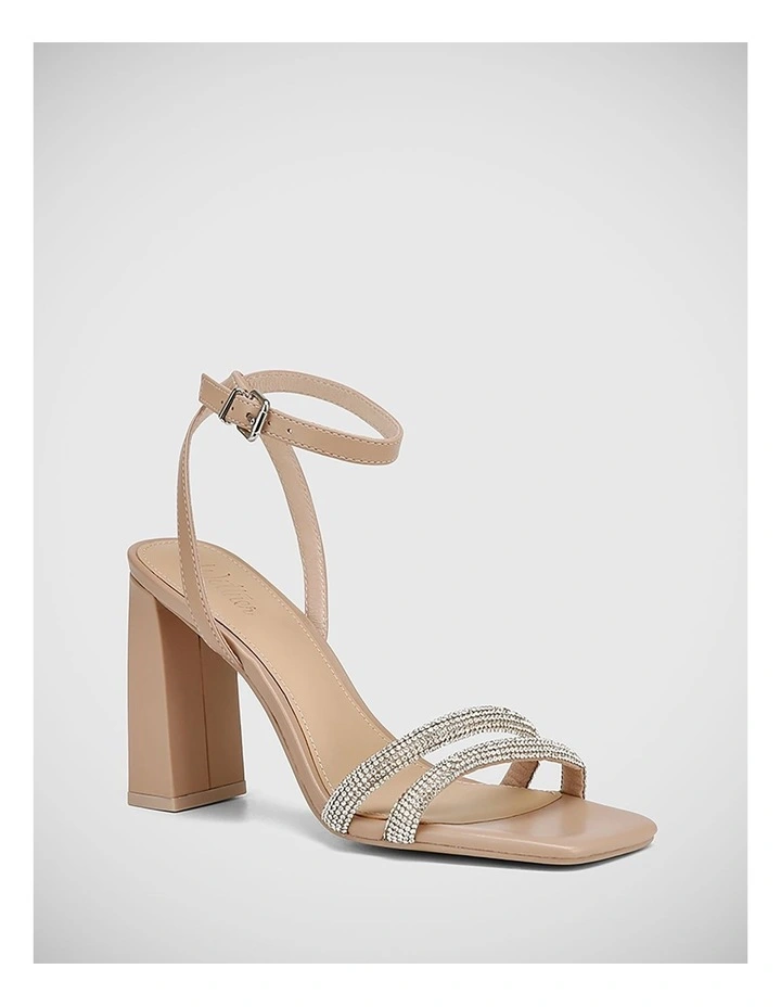 Rosalie Leather Sandal in New Flesh
