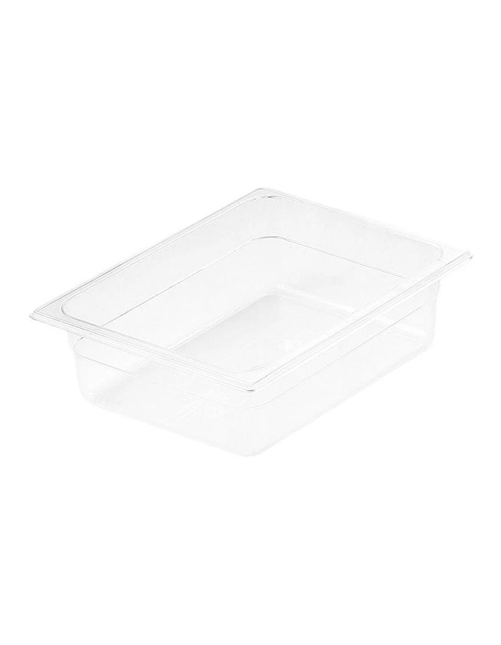 Gastronorm GN Pan 1/2 Food Tray Storage 100mm in Clear