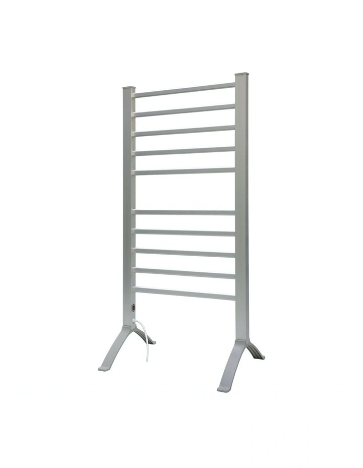 Heated Towel Rack Warmer 160 Watt Silver