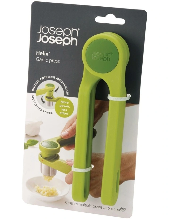 Helix Garlic Press in Green