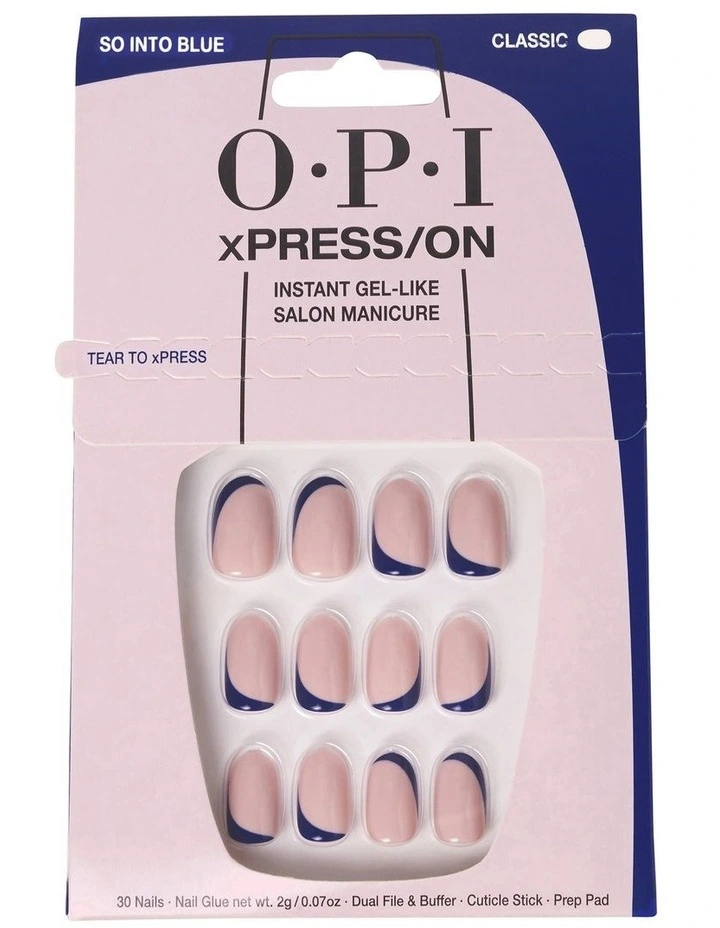 Xpress/On So Into Blue Press-On Nails Set