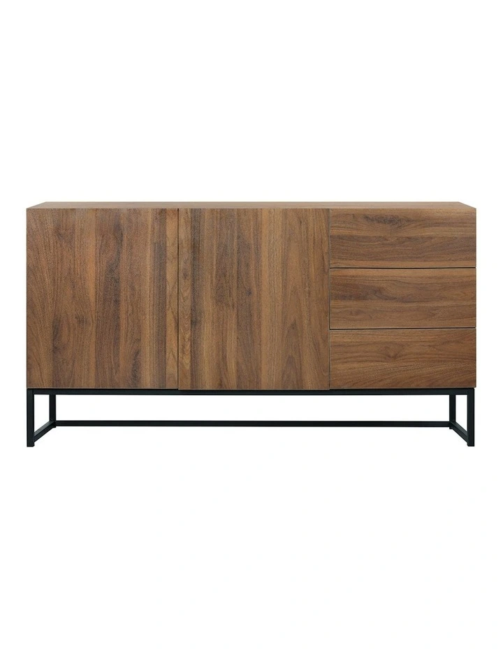 Buffet Sideboard Storage Cabinet in Brown
