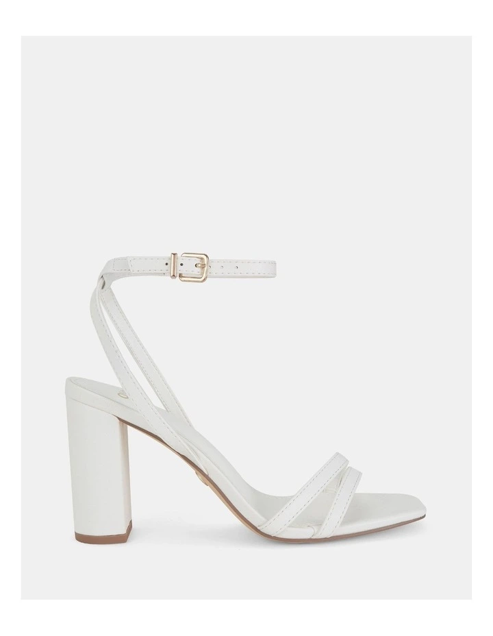 Lindsay Heels in White