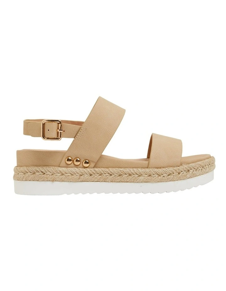 Wave Nude Smooth Sandals