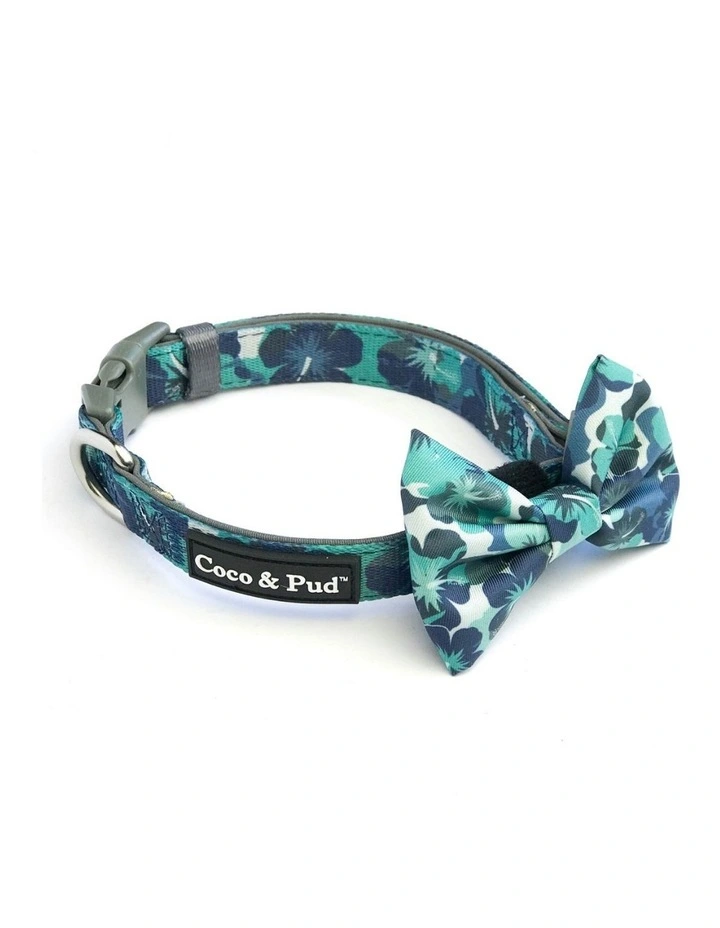 Camo Hibiscus Dog Collar