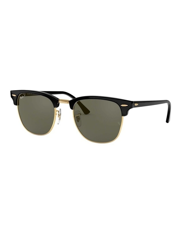 Clubmaster Black RB3016 Polarised Sunglasses