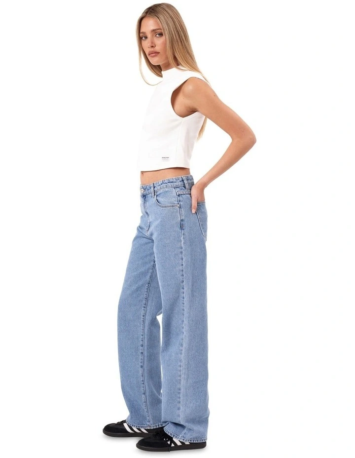 95 Baggy Gigi Jeans in Mid Blue