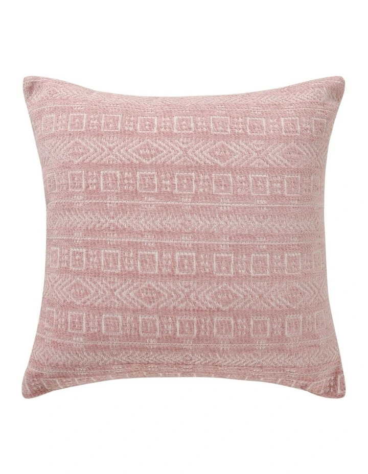 Antalya Chenille Cushion 45x45cm in Pink