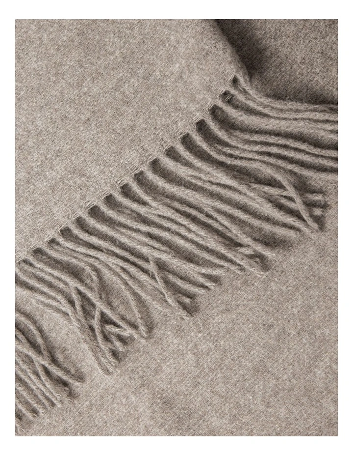 Chiswick Throw Blanket in Stone