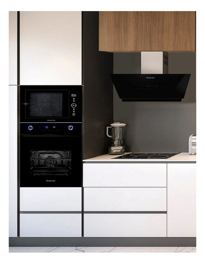 Krystal Glass Built-In Multifunction Oven XL 60cm 82L in Black