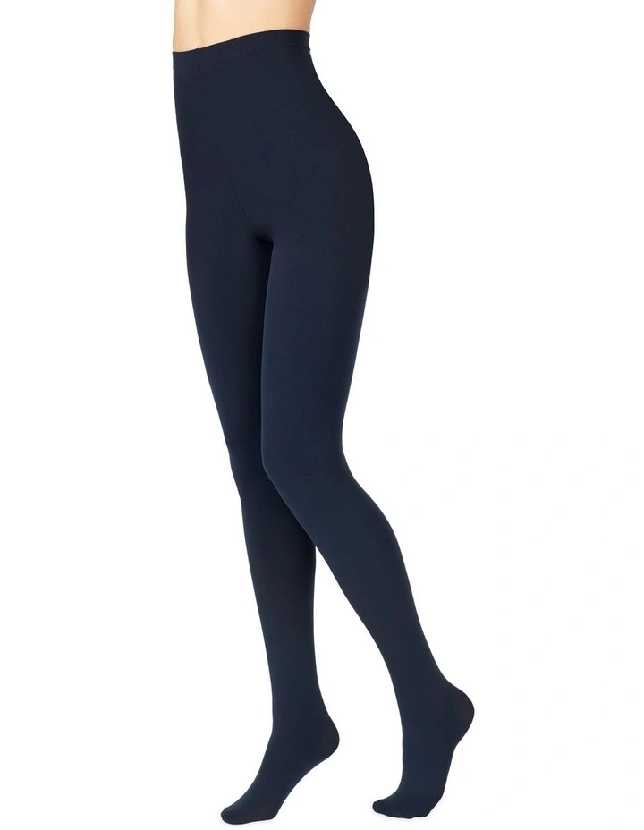 Totally Matte 70 Denier Slim Tight Dark Navy