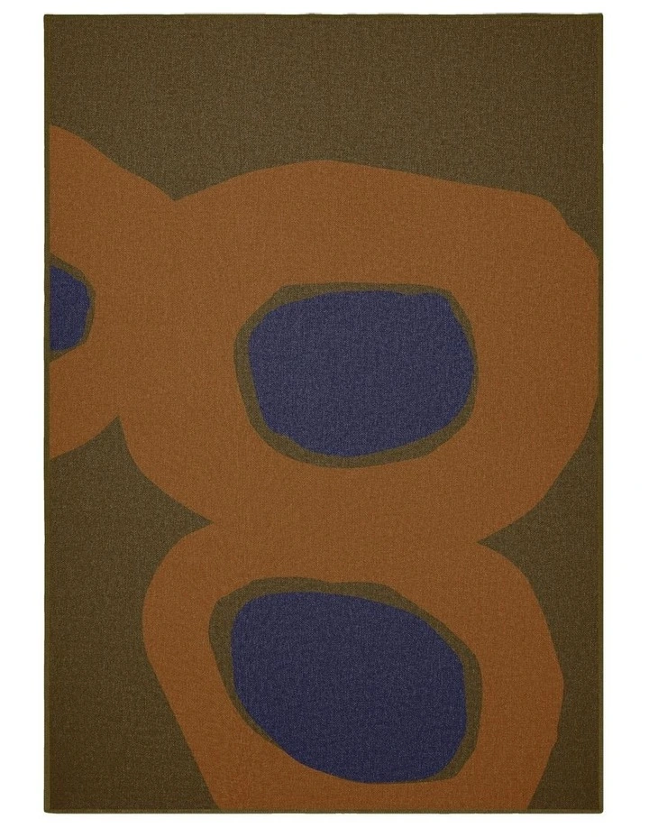 Ripe Burnt New Jute Area Rug in Orange