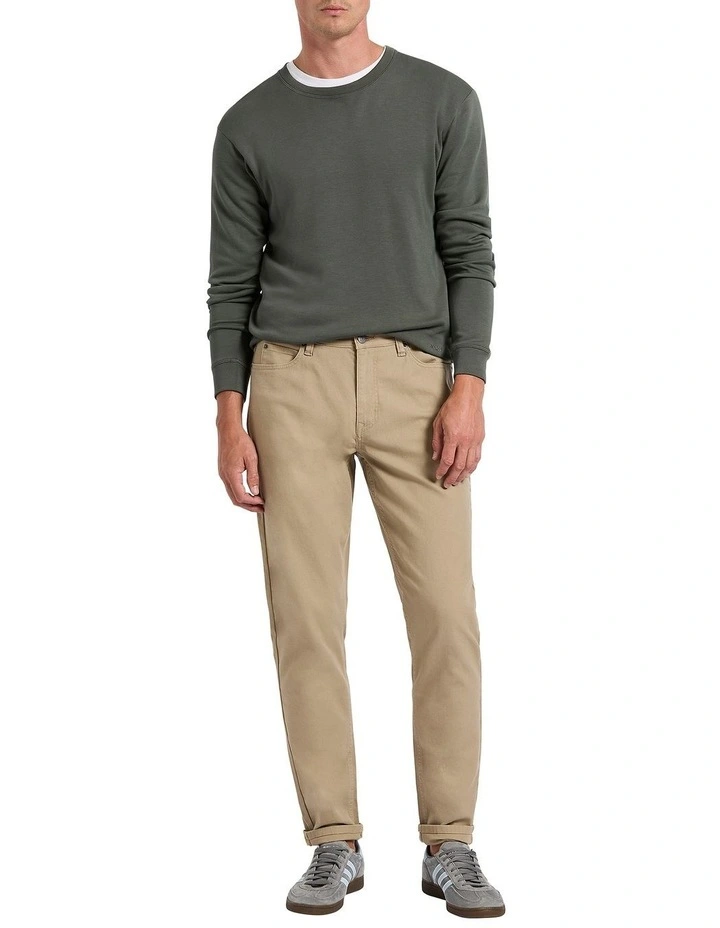 Harrison 5 Pocket Pant in Stone