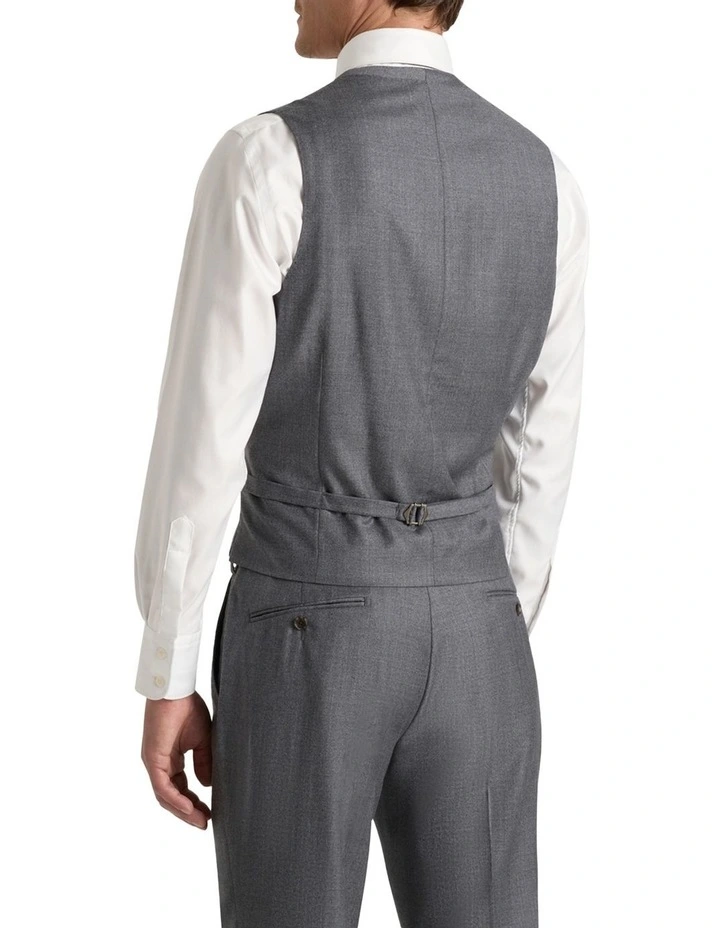Heydrich Single Breasted Waistcoat in Grey