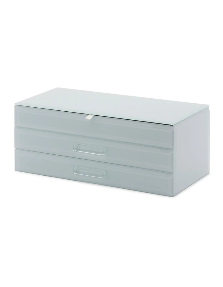 Gabriella Duck Egg Blue Large Jewellery Box