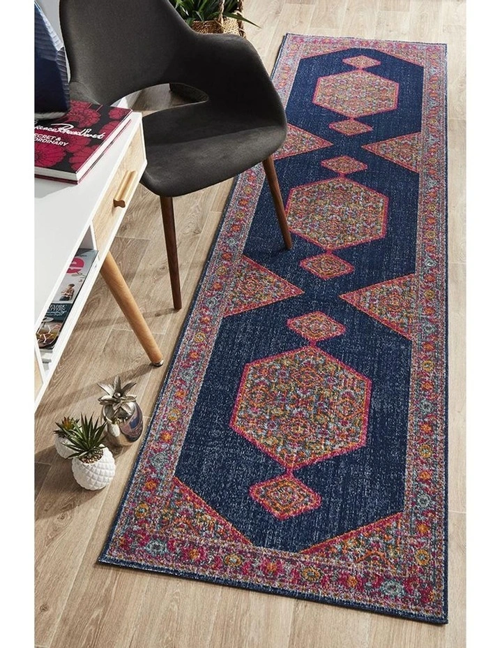 Eternal Whisper Blink Navy Runner Rug