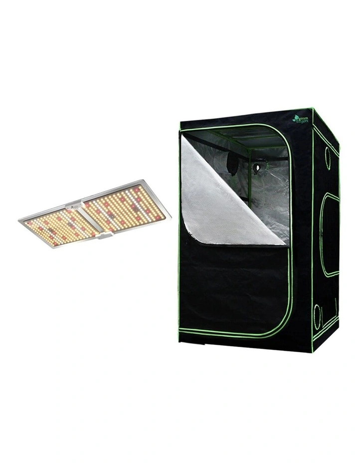 Hydroponics Grow Tent 2200W LED in Black